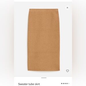 NWT J. Crew knit sweater tube skirt - midi M